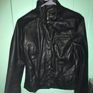 COPY - Medium black leather jacket by Pink Envelo…